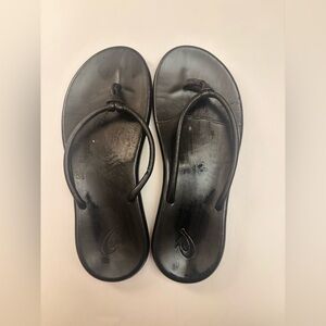 OLUKAI Huawai Women's Leather Sandals, Size 7